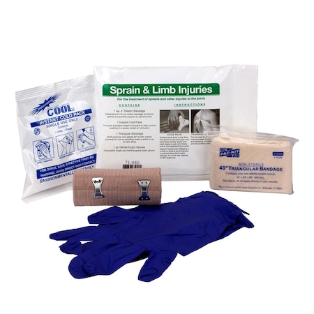 Acme United 5 Piece First Aid Triage Pack - Sprain Treatment 71-040